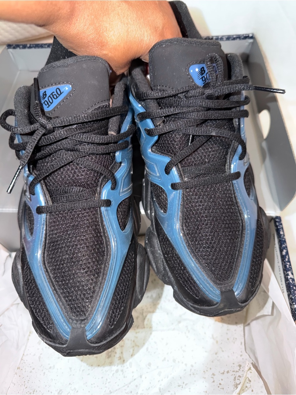 New Balance 9060 X 'Sea Stone Black  10.5.  No box